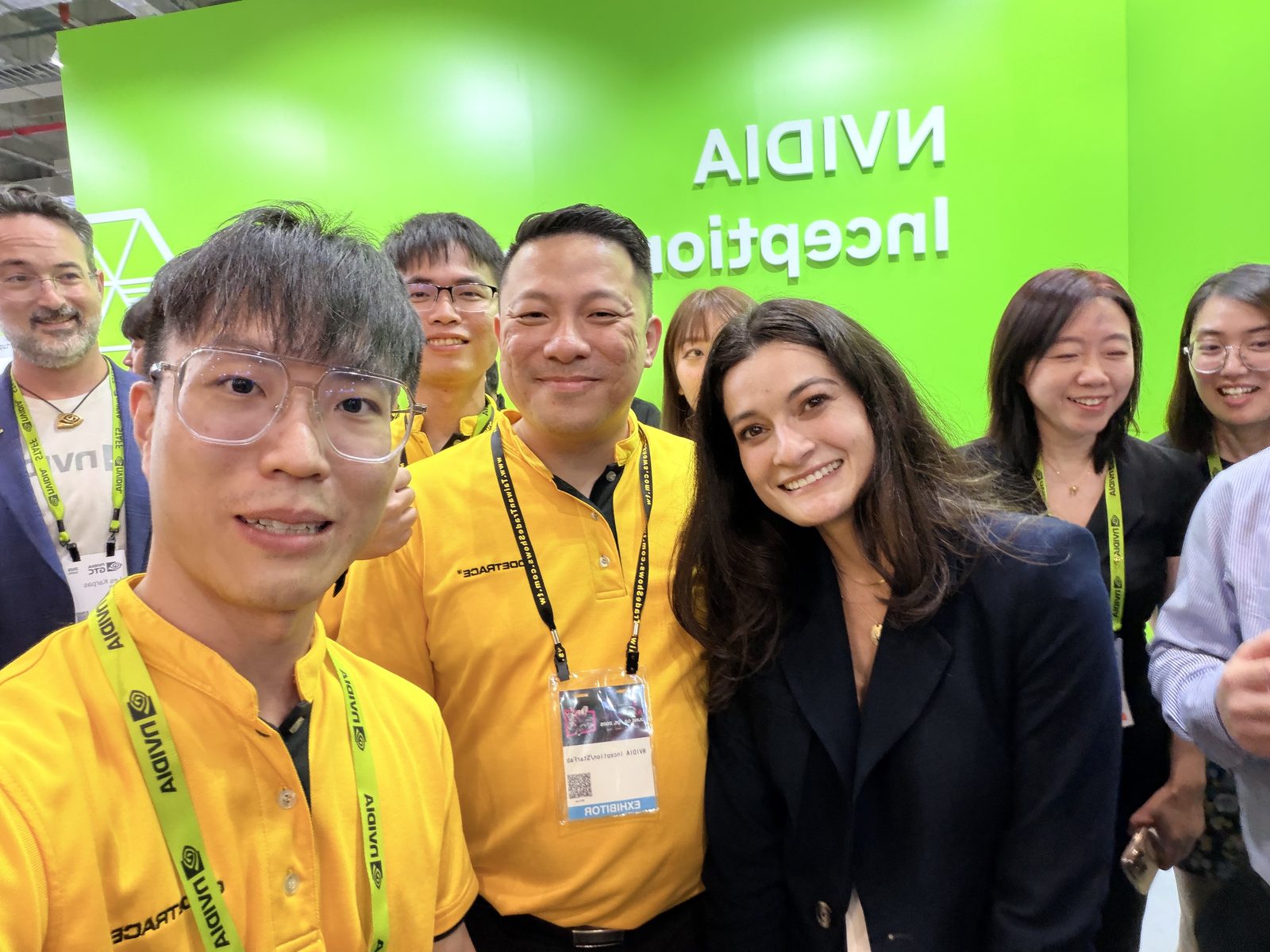 Team selfie with Madison Huang
