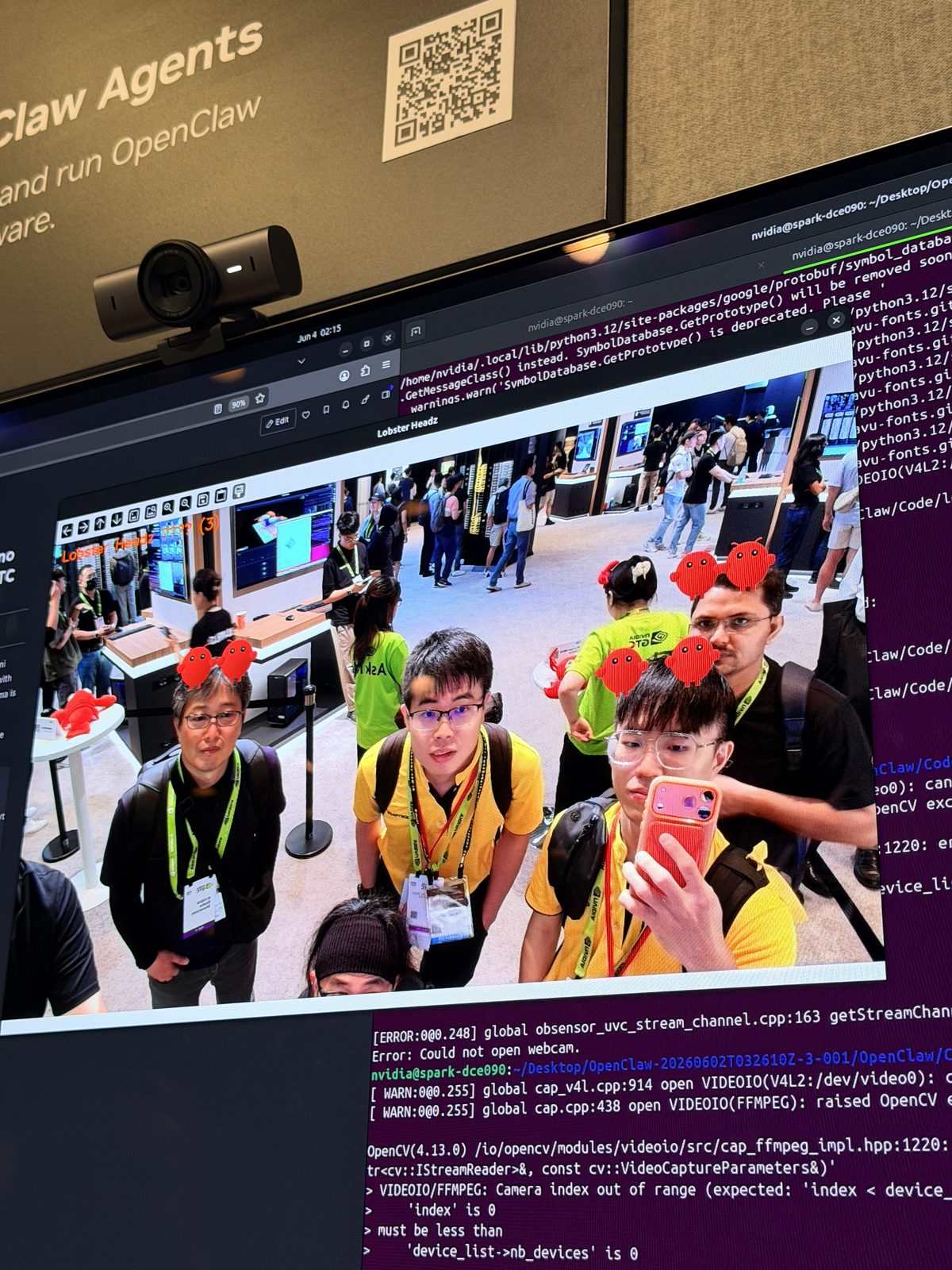 Real-time vision demo candid
